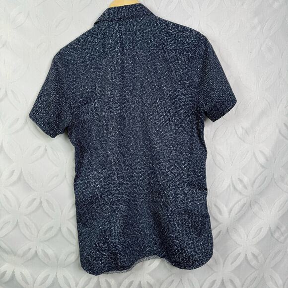 Ted Baker London Thame Extra Trim Fit Print Short Sleeve Sport Shirt Size S - Picture 4 of 9